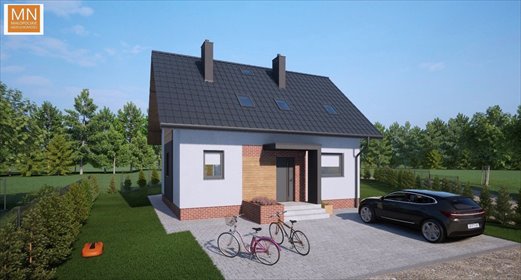 Dom w stanie surowym z dużą działką 896 m² (88 m² użytk.) dom Kocmyrzów-Luborzyca