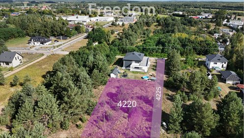 działka na sprzedaż 1228m2 działka Kałuszyn, Ogrodowa