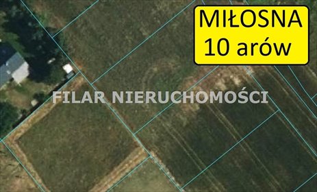 Polecam działkę 10 arów w Miłosnej - uzbrojona i zielona okolica działka Miłosna