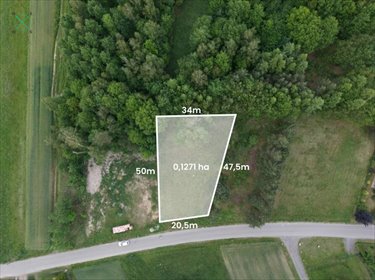 działka na sprzedaż 1271m2 działka Kuźnica Stara