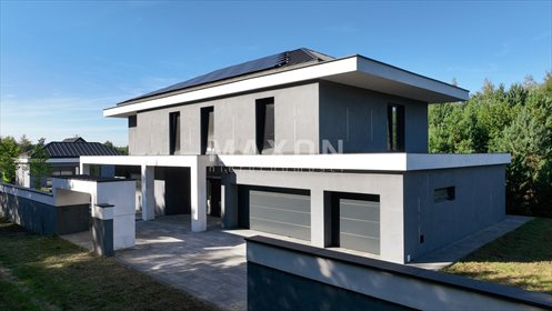 Nowoczesny dom 335 m² z tarasem i ogrodem w Ludwikowie dom Ludwików