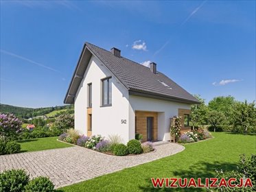 Nowoczesny dom 118 m² w spokojnej okolicy, blisko Krakowa dom Skomielna Czarna