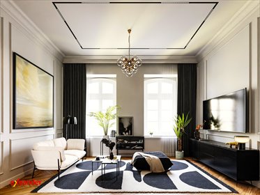 Luksusowy apartament z 14 m tarasem i wysokim sufitem mieszkanie Chorzów, Centrum, Rynek