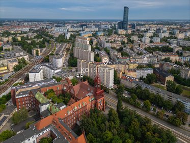 Do sprzedania przestronne mieszkanie 26,3 m² z dużym salonem i panoramicznym widokiem mieszkanie Wrocław, Grabiszyn, Grabiszyn, Grabiszyńska