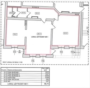 lokal użytkowy na wynajem 99m2 lokal użytkowy Toruń, Bydgoskie Przedmieście