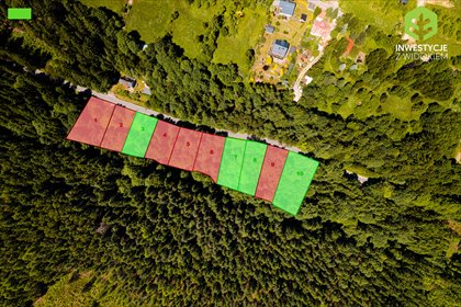 działka na sprzedaż 1377m2 działka Duszniki-Zdrój, Działka budowlana z linią brzegową górskiego potoku