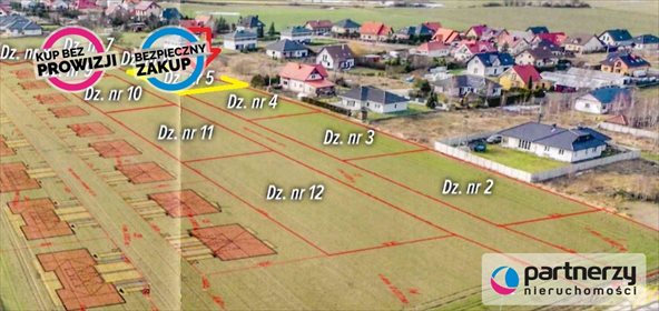 działka na sprzedaż 850m2 działka Różyny, Młyńska