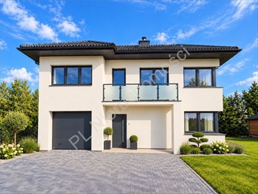 Polecam nowoczesną willę 211 m² z ogrodem w Sękocinie Nowym dom Sękocin Nowy