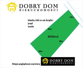 działka na sprzedaż 4036m2 działka Olchówka