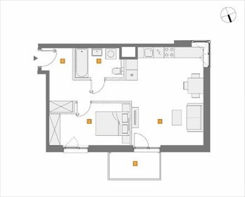 Do sprzedania nowe 2-pokojowe mieszkanie 42 m² z parkingiem mieszkanie Warszawa, Włochy, Wiktoryn, Popularna