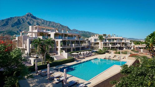 Luksusowe 4- pokojowe mieszkanie z prywatnym basenem - Marbella mieszkanie Marbella Golden Mile, Marbella Golden Mile