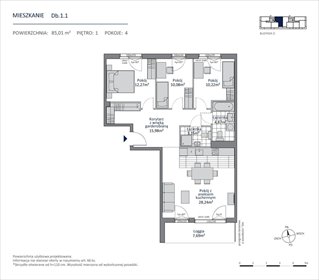 Mieszkanie na sprzedaż 85m2 mieszkanie Gdańsk, Morena