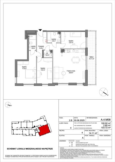 Nowoczesny apartament 4 pokoi z balkonem i widokiem mieszkanie Gdańsk, Zaspa, Leszczyńskich