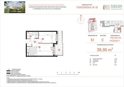 Dwupokojowe mieszkanie na sprzedaż w Bydgoszczy, 37 m2 mieszkanie Bydgoszcz, Fordońska