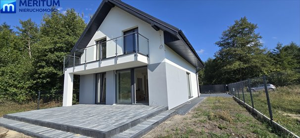 Nowoczesny dom 123 m2 z dużą działką i balkonami dom Chylice