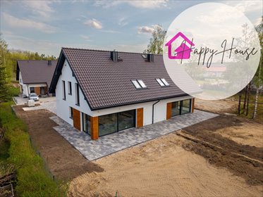 Energooszczędny bliźniak 5 pokoi, garaż, taras, 116 m2 dom Stawiguda, Wiosenna
