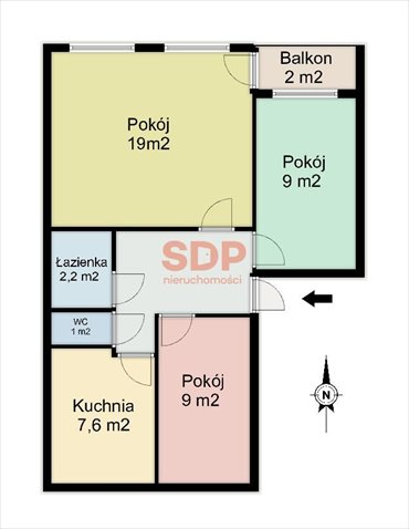 mieszkanie na sprzedaż 57m2 mieszkanie Wrocław, Krzyki, Krzyki, Zaolziańska