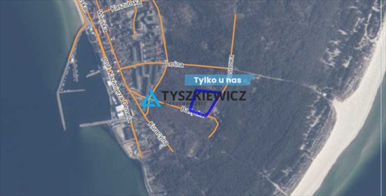 Unikatowa działka inwestycyjna 14 426 m² w Helu blisko plaży działka Hel, Bałtycka