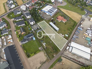 Działka inwestycyjna 1613 m² w Kościanie - pod zabudowę bliźniaczą działka Pelikan, Zielona