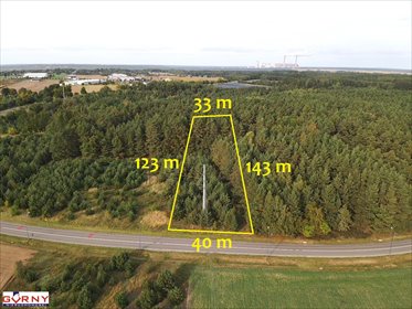 Na sprzedaż działka rolno-leśna 4675 m² pod lasem w Kleszczowie działka Żłobnica