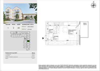 mieszkanie na sprzedaż 29m2 mieszkanie Osielsko, Aleja Adama Mickiewicza