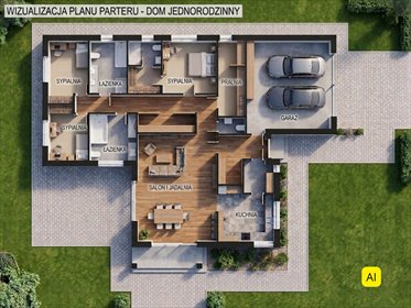 Działka budowlana z pozwoleniem na budowę! 1477m2 działka Rościnno