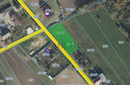 działka na sprzedaż 959m2 działka Małachowo