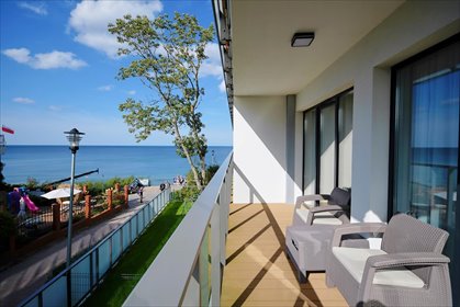 Ustronie Morskie: Apartament z widokiem na morze i balkon mieszkanie Ustronie Morskie, Okrzei