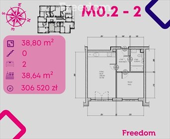 mieszkanie na sprzedaż 39m2 mieszkanie Bonin