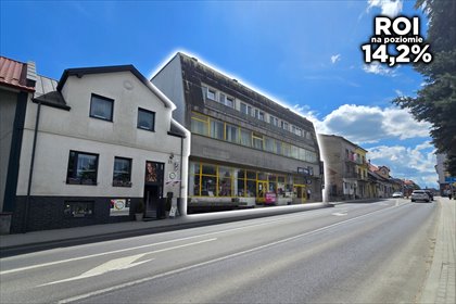 Inwestycyjny budynek usługowo-mieszkalny w centrum Bobowej lokal użytkowy Bobowa, Rynek