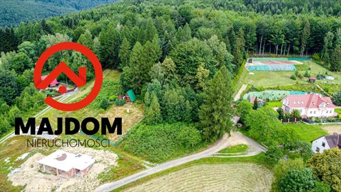 Działka z domkiem i widokiem na jezioro. dom Międzybrodzie Bialskie
