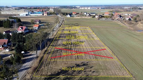 Działka 1501 m² pod dom lub pensjonat w Ostródzie działka Kajkowo, ul. Świetlińska