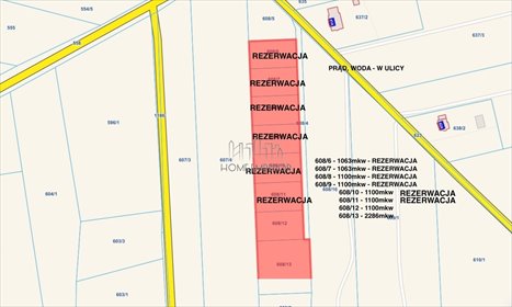 Działka pod zabudowę 1100 m² z mediami w Kozicach działka Kozice