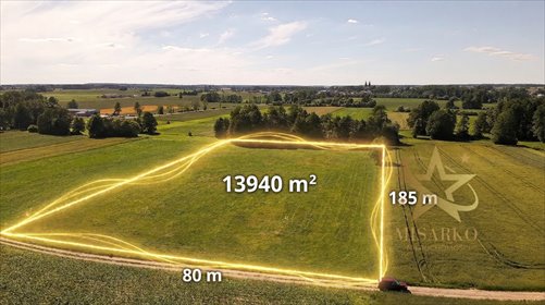 Działka 1,4 ha z dwoma strefami i pełną infrastrukturą działka Płonka Kościelna