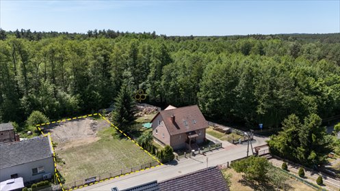 Działka 1025 m² z warunkami zabudowy i lasem w Krępie działka Zielona Góra, Krępa