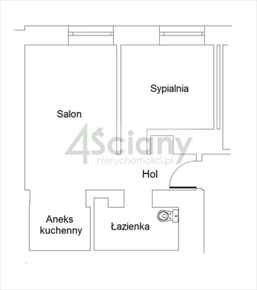 mieszkanie na sprzedaż 38m2 mieszkanie Warszawa, Bielany, Aleja Zjednoczenia