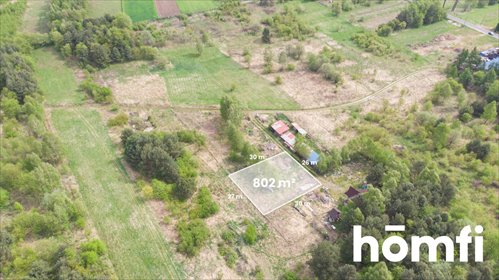 Działka 802 m² w Kwaśniowie Górnym – idealna pod dom działka Kwaśniów Górny