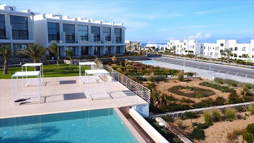 Widok na morze i basen – 2-pokojowy apartament w Esentepe mieszkanie Esentepe, Esentepe, Girne, Cypr Północny