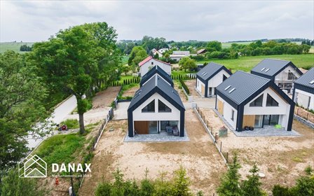 Nowoczesny dom w stylu stodoły, 122 m2, garaż, rekuperacja dom Stary Krasieniec, Słowiańska