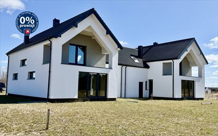 Nowoczesny dom bliźniak w Bierkowie, stan surowy zamknięty dom Bierkowo, Sportowa