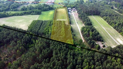 działka na sprzedaż 20300m2 działka Andzin