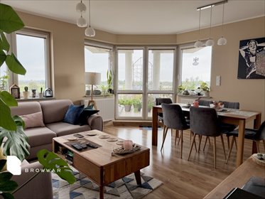 Polecam przestronne 3-pokojowe mieszkanie 63 m² z dużym balkonem mieszkanie Zalasewo, Serdeczna