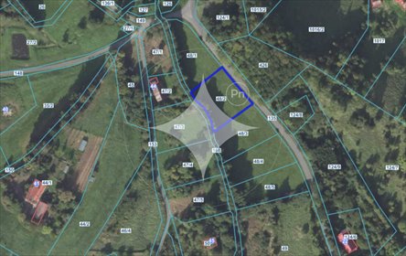 działka na sprzedaż 1637m2 działka Gradówek