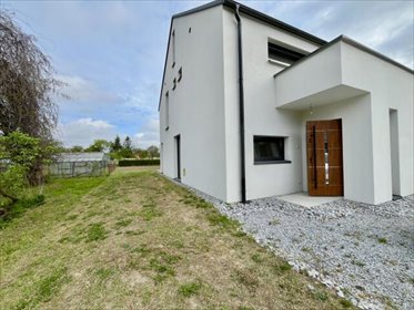 Nowoczesny bliźniak 93,5 m2 z poddaszem do adaptacji dom Opole, Półwieś