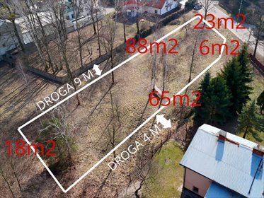 działka na sprzedaż 1428m2 działka Milanówek, Wojska Polskiego