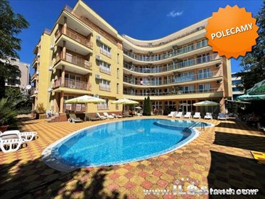 Umeblowany apartament z widokiem na basen, 73 m2. mieszkanie Słoneczny Brzeg, Beatris