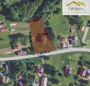 działka na sprzedaż 1900m2 działka Łęki Strzyżowskie