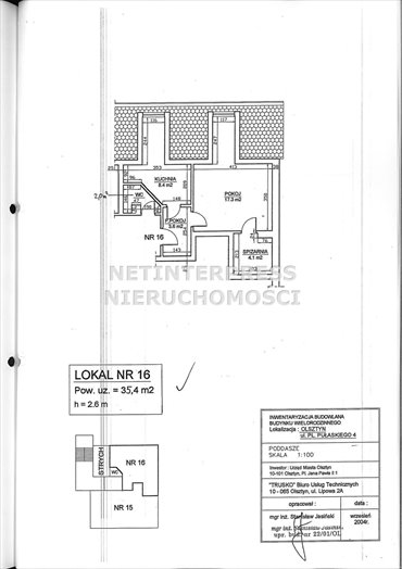 mieszkanie na sprzedaż 35m2 mieszkanie Olsztyn