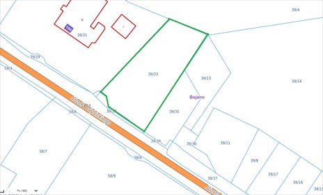 działka na sprzedaż 2391m2 działka Bojano, Bojano, Wybickiego