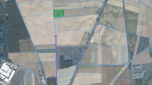 Działki budowlane w Młynarach – 957 m², media, warunki zabudowy działka Młynary